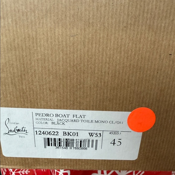 Brand new Christian Louboutin Black and White Boat Shoes - Picture 2 of 8